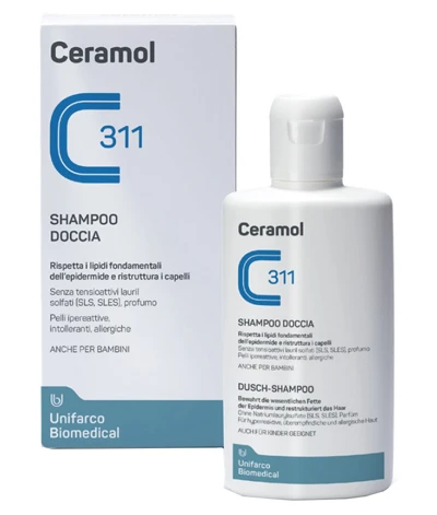 UNIFARCO CERAMOL SHAMPOO DOCCIA FLACONE 200 ML 3 UNIFARCO CERAMOL SHAMPOO DOCCIA FLACONE 200 ML
