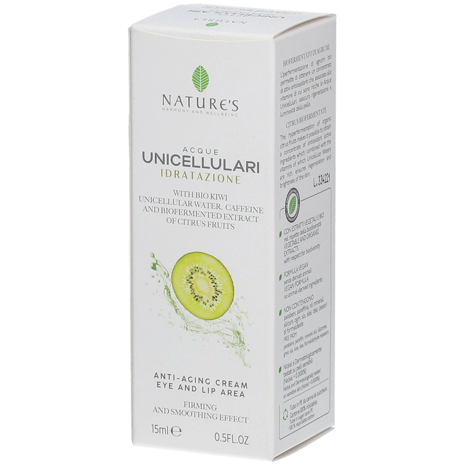 NATURE'S Acque Unicellulari Idratazione Contorno Occhi Borse E Occhiaie 3 NATURE'S Acque Unicellulari Idratazione Contorno Occhi Borse E Occhiaie - immagine 2