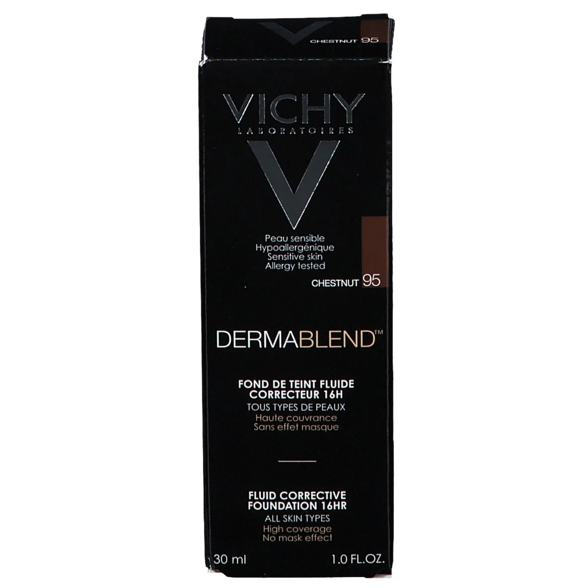 Vichy Dermablend Fondotinta Fluido Coprente Tonalità 95 Chestnut 9 Vichy Dermablend Fondotinta Fluido Coprente Tonalità 95 Chestnut - immagine 7