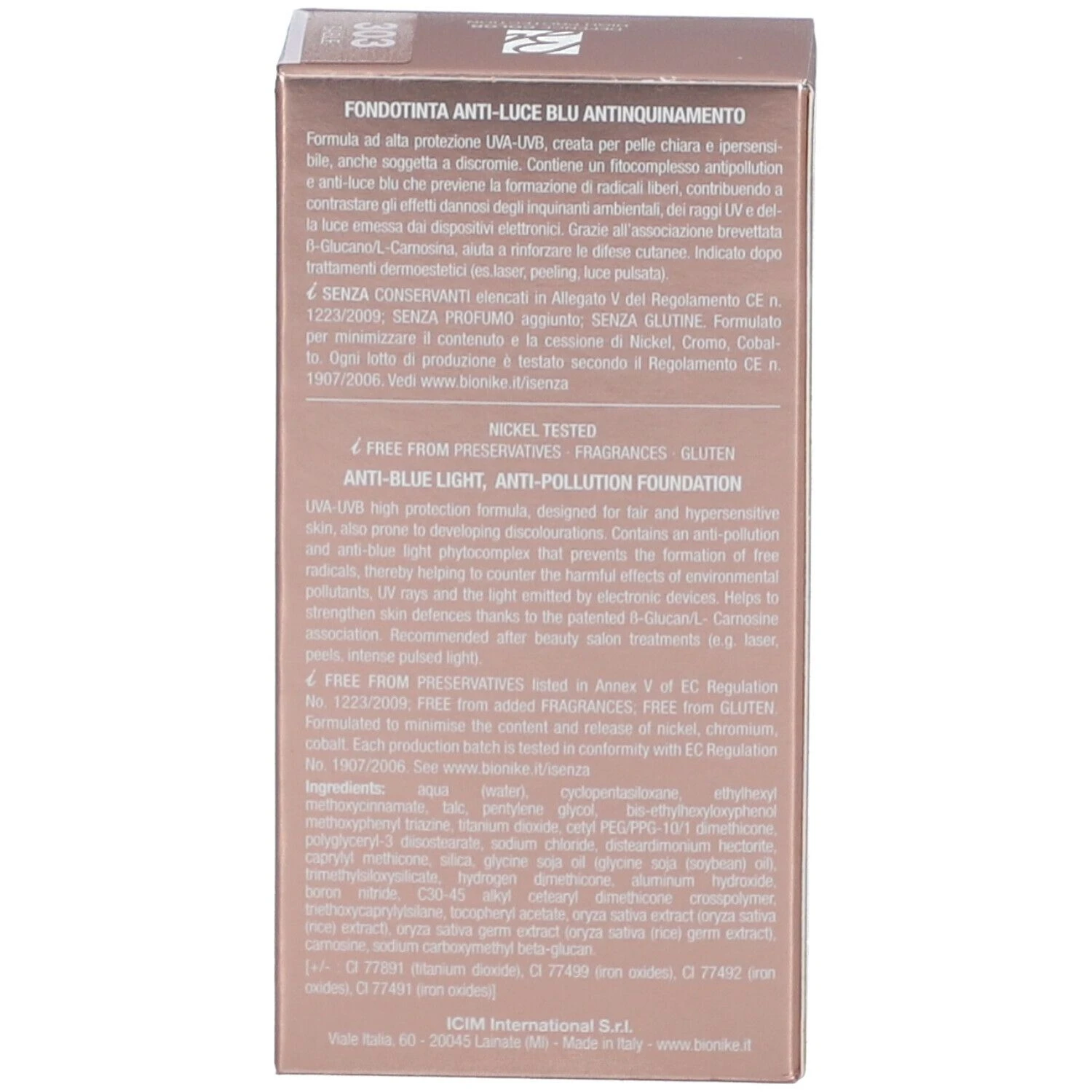 BioNike Defence Color High Protection 303 Sable 9 BioNike Defence Color High Protection 303 Sable - immagine 7