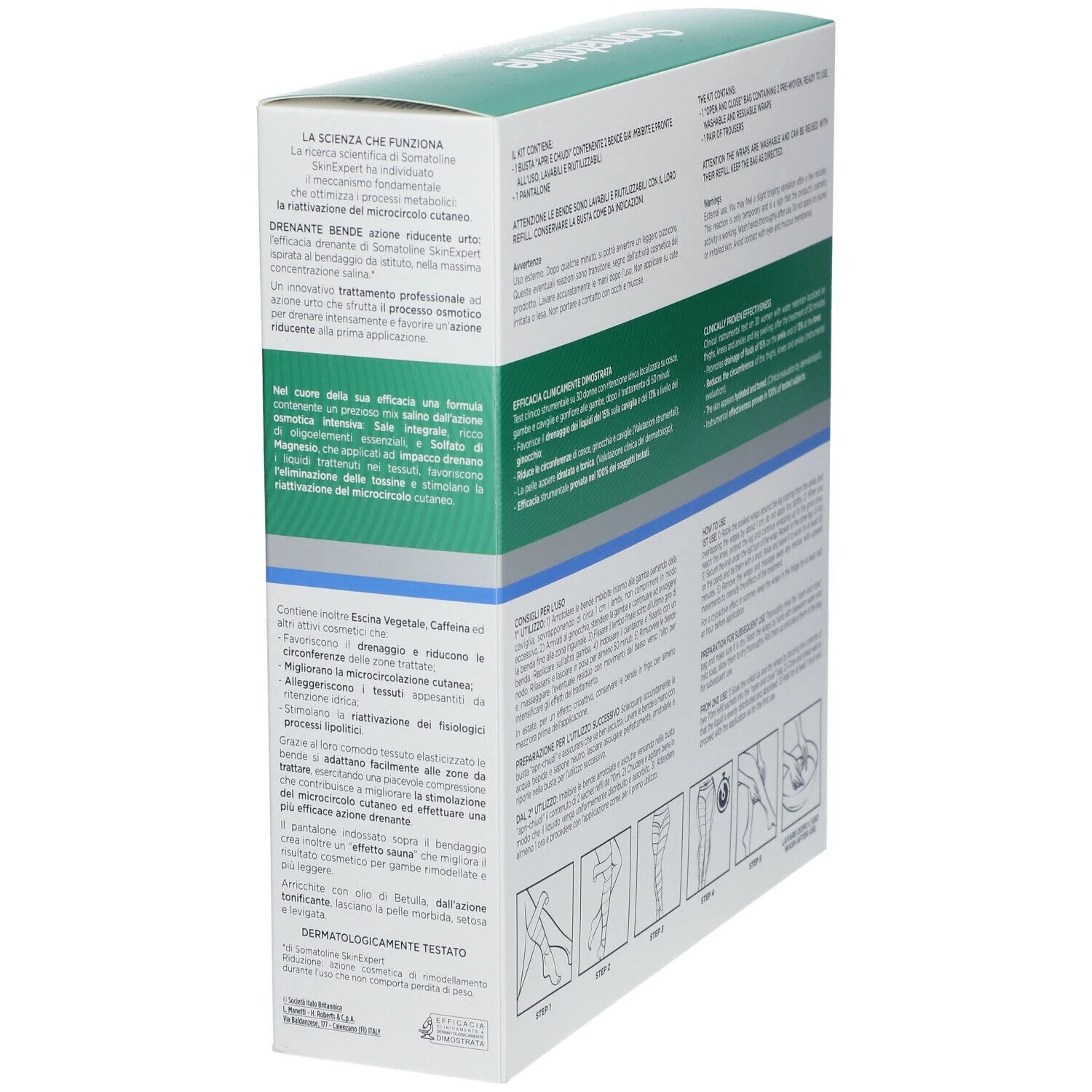 Somatoline SkinExpert™ Drenante Bende Azione Riducente Urto 7 Somatoline SkinExpert™ Drenante Bende Azione Riducente Urto - immagine 5