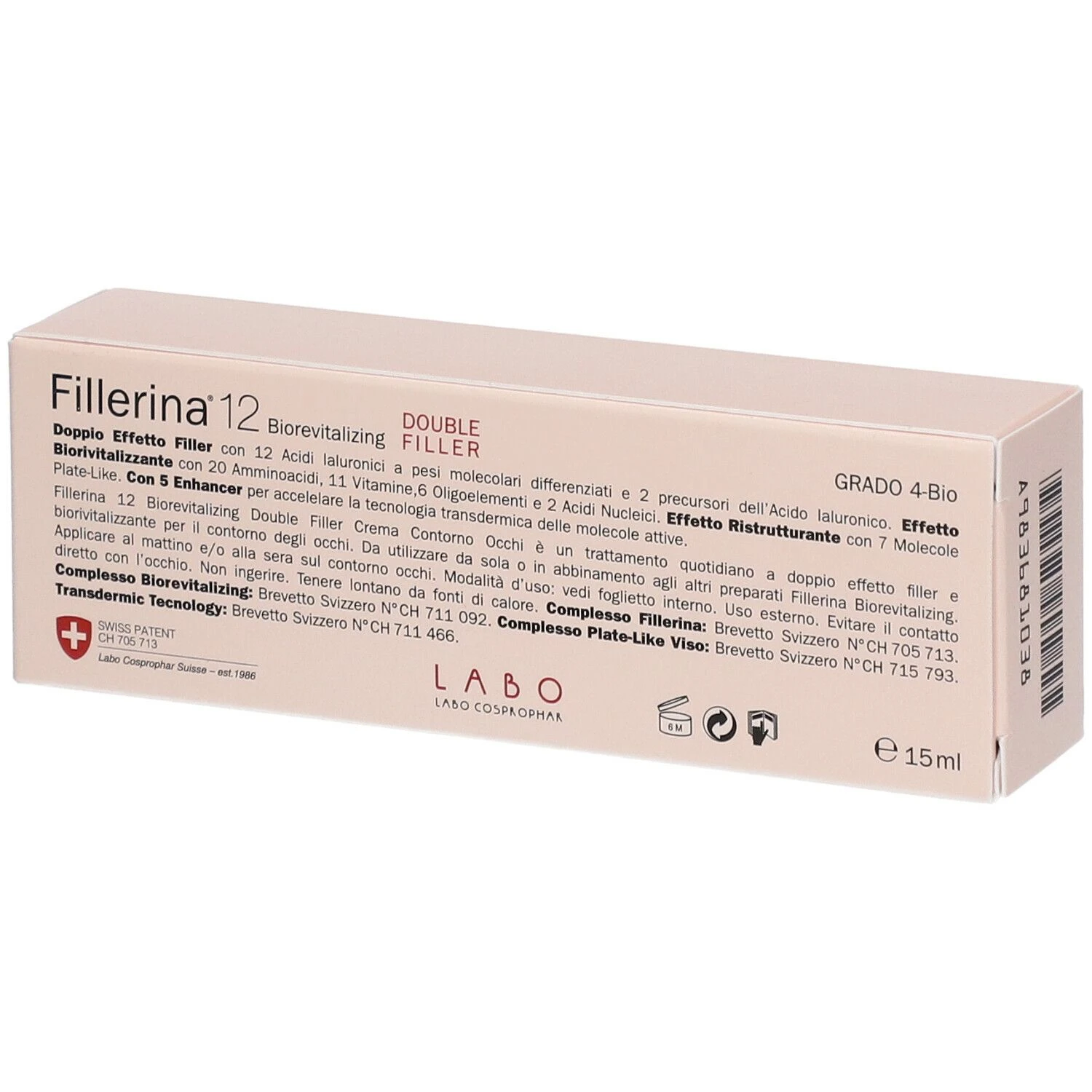 Fillerina® 12 Double Filler Biorevitalizing Crema Contorno Occhi Grado 4 5 Fillerina® 12 Double Filler Biorevitalizing Crema Contorno Occhi Grado 4 - immagine 3