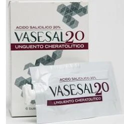 Eucare Srl VASESAL 20 6 BUSTINE PLURIDOSE DA 5 ML UNGUENTO CHERATOLITICO