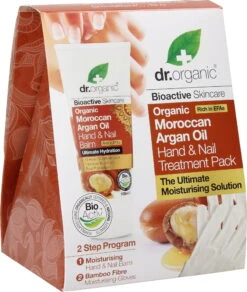 DR ORGANIC ARGAN CREMA MANI PACK CON GUANTO IN BAMBU'