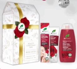 DR ORGANIC ROSE COFANETTO 2 PEZZI DR ORGANIC ROSE BAGNODOCCIA + DR ORGANIC ROSE DETERGENTE VISO